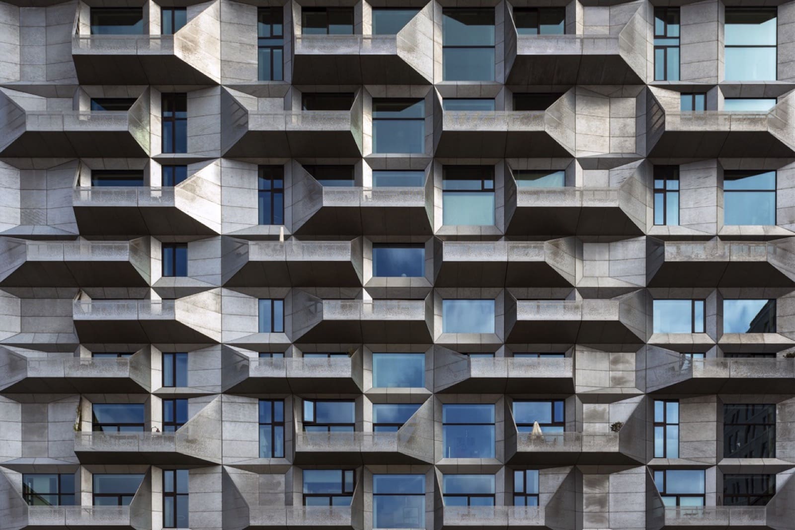 Modern architectural building